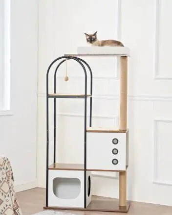 Multi-Level Cat Tree Tower