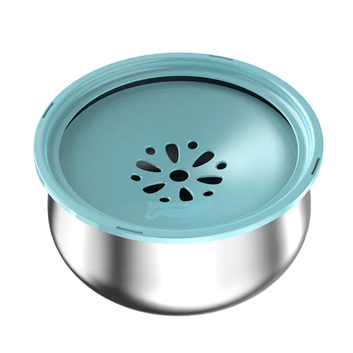 Edelstahl Wasserschale mit Spritzschutz