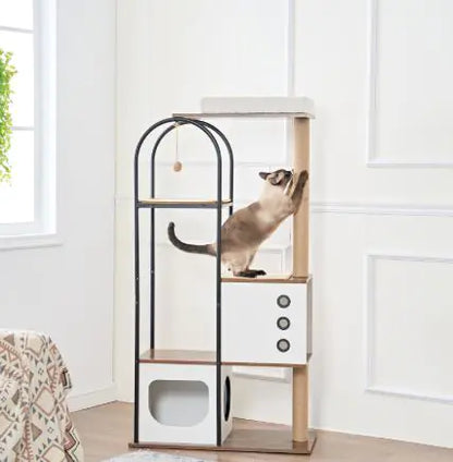 Multi-Level Cat Tree Tower