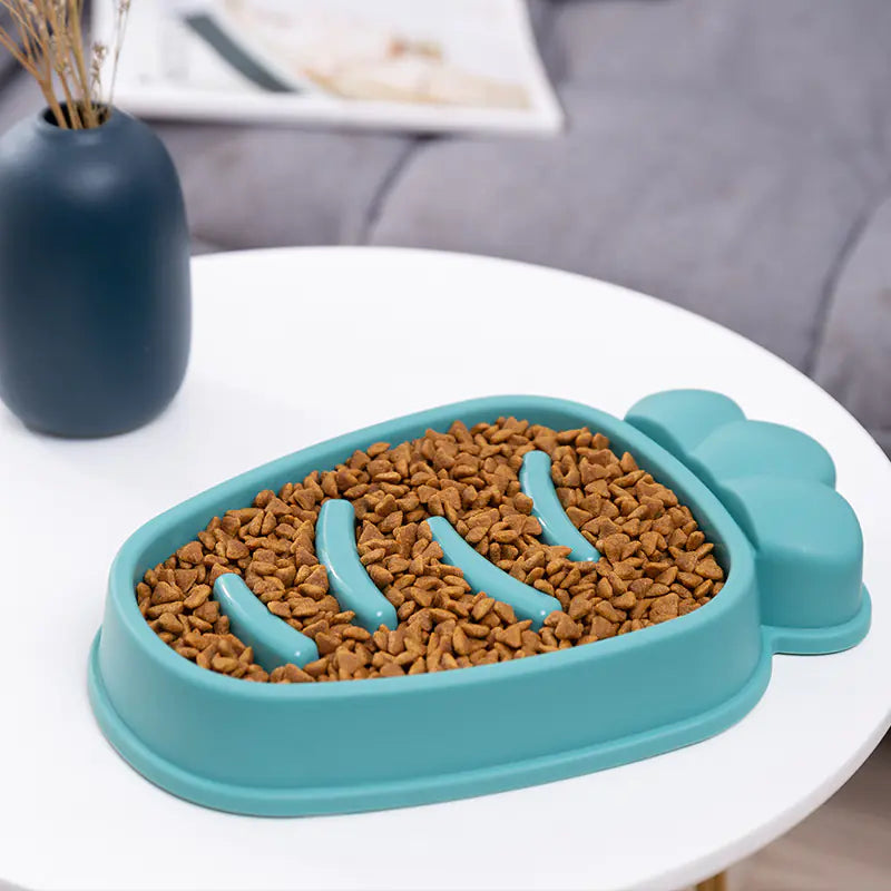 Slow Feed Napf für hastige Fresser.